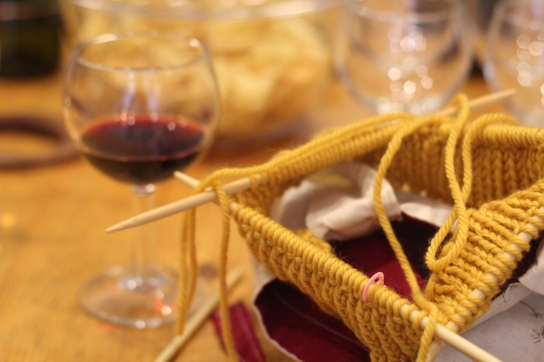 knitting and wine - genevieve blog